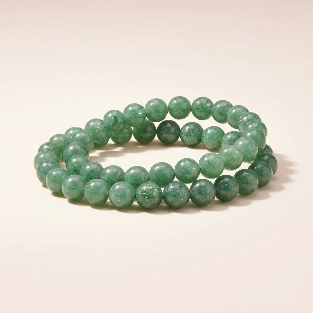 Natural Aventurine Bead Bracelet